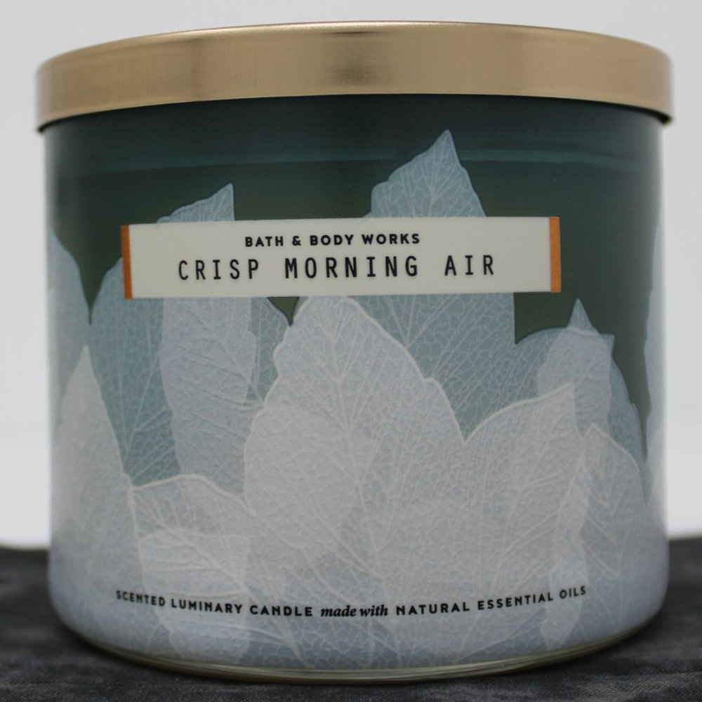 NWT Crisp Morning Air Bath and Body Works 3-Wick Candle14.5oz